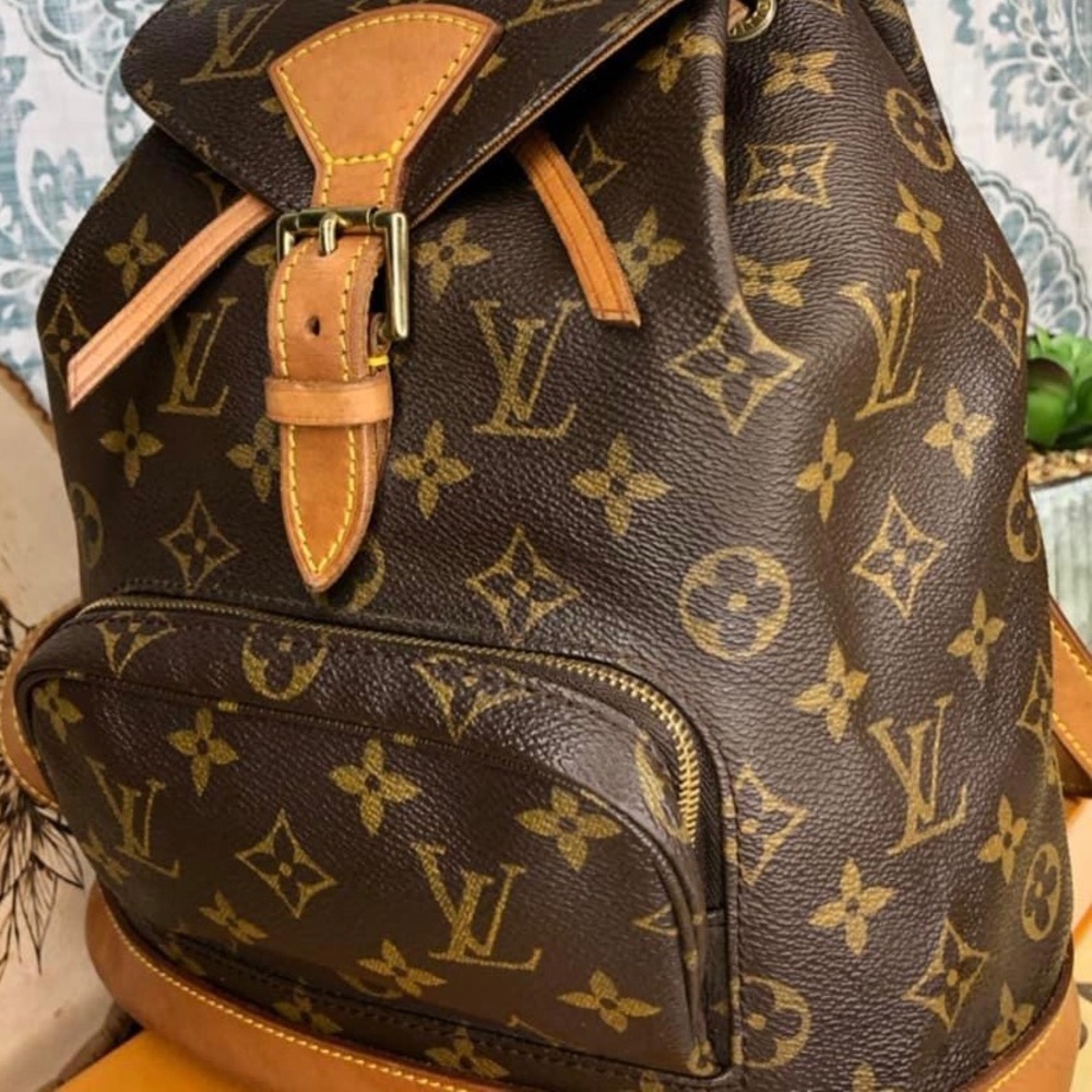 Authentic Louis Vuitton Montsouris MM Backpack
